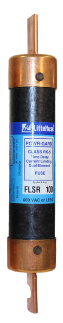 Littelfuse FLSR-100 Fuses 100A 600V Powr-Gard RK-5 Time Delay Current Limiting