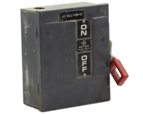 General Electric THN3361 Non-Fusible Disconnect Switch 30A 600V 3P NEMA: 1
