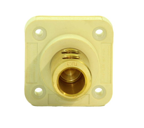 Hubbell HBLMRW Male Receptacle 300/400A 600V AC/DC Heavy Duty, Single Pole