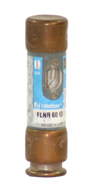 Littelfuse FLNR 60 ID Fuse 60A 250V w/Indicator Class RK5 Time Delay Current Limiting Dual Element
