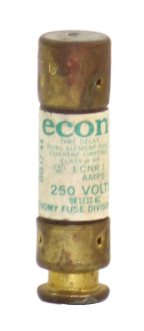 Econ ECNR-1 Fuse 1A 250V Class RK5, Time Delay, Dual Element, Current Limiting