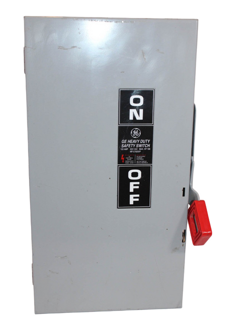 General Electric THN3363 Non-Fusible Disconnect | 100A | 600V | 3-Pole | NEMA 1 | Heavy Duty
