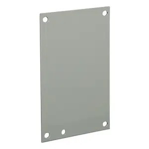 Wiegmann N1P1620 Non-Flanged Inner Back Panel – 14-Gauge Carbon Steel, White Powder Coat, NEMA 1 Enclosure