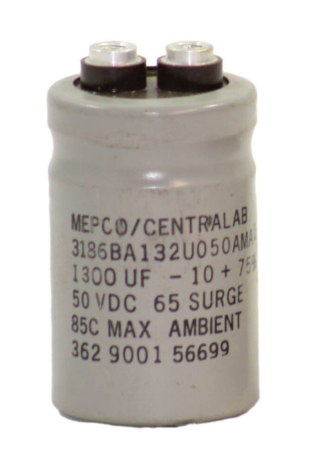 MEPCO 3186BA132U050AMA1 Electrolytic Capacitor 50V Diameter: 1-1/2 Inch 1300Ã‚ÂµF