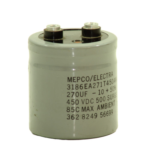 MEPCO 3186EA271T450AMA1 Electrolytic Capacitor 450V Diameter: 2 Inch 270 Ã‚ÂµF