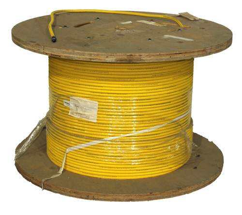 TLC S09DI2CZNPY-AIA2 Plenum 12 Fiber Distribution Cable L: 998 Ft Armored, SM, SMF28 Ultra, with AIA Plen. Yellow, 14.6mm OD