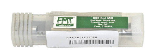 FMT Production 3154455 HSS End Mill Diameter5/8 Inch Length: 4-1/8 Inch