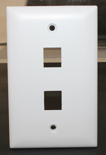 Legrand WP3402-WH 2 Port Wall Plate White