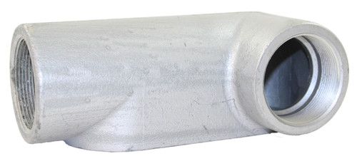 Eaton LR67 Conduit Body 2 Inch Crouse-Hinds Series Form 7 Feraloy Iron Alloy
