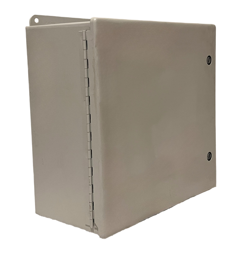 Hoffman A1212CHFL Enclosure 12x12x6 NEMA 4,12 Continuous Hinge With 1/4 Turn Latch