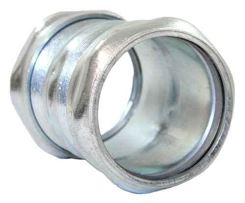 RACO 2950 Compression Coupling Material: Zinc Electroplated Steel Size: 2-1/2 Inch EMT Only.