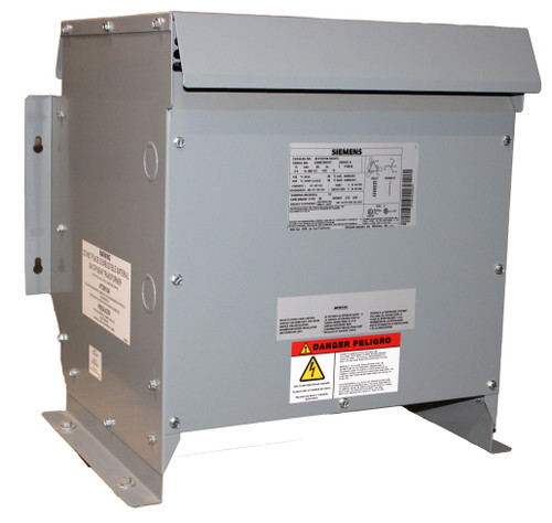 Siemens 3F3Y015K13CD16 Transformer 15KVA Primary 480 Delta Secondary 208Y/120