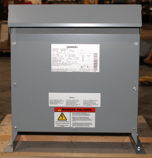 Siemens 3F3Y015K13CD16 Transformer | 15kVA | 480V Primary | 208Y/120V Secondary | 3-Phase | NEMA 3R | Copper Winding