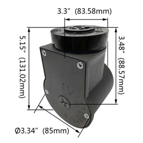 WSD LED Inc SBPBS-JB 5 Pin Photocell Mount For use in LED Shoebox light