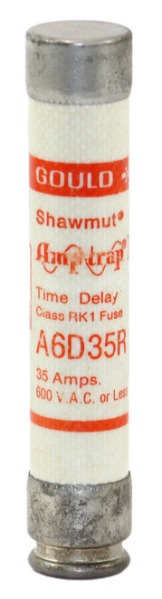 Gould-Shawmut A6D35R Fuse 35A 600V Time Delay