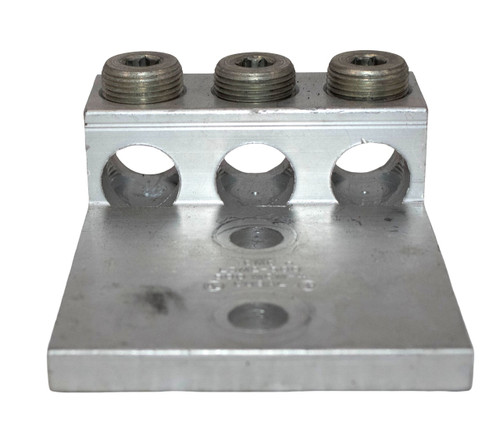 CMC L3M2-500 Dual-Rated 3-Barrel Mechanical Connector Lug — 500-4 AWG Aluminum/Copper