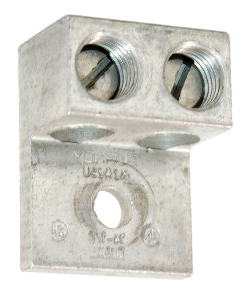 Burndy K2A25U Terminal Lug 1/0-14 2 Conductors 1 Hole