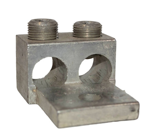 Burndy K2A36U Dual-Rated Aluminum Terminal Lug – 2 AWG to 600 kcmil, Two-Conductor, CU/AL