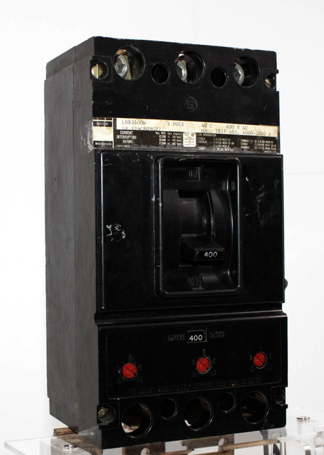 Westinghouse LBB3400W Breaker 400A 600V 3P 3PH 22KA