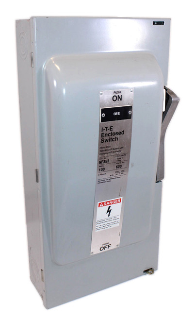 Siemens NF353 Disconnect Switch | 100A | 600V | 3-Phase | Clampmatic Contacts | Type 1