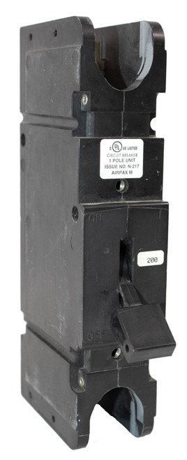 Airpax JLE-1-1REC5R-30150-222 Breaker 250A 125V 1P 10KA 256622200 + Auxiliary Switch