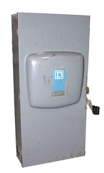 Square D H364 Fusible Disconnect | 200A | 240V AC | 3-Pole | 3-Wire | NEMA 1 | Heavy Duty