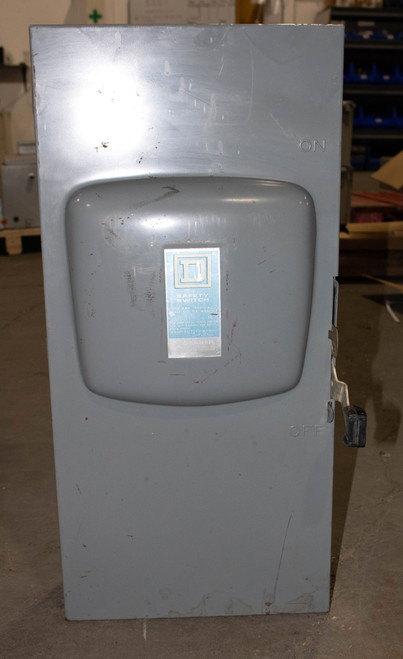 Square D H364 Fusible Disconnect | 200A | 240V AC | 3-Pole | 3-Wire | NEMA 1 | Heavy Duty