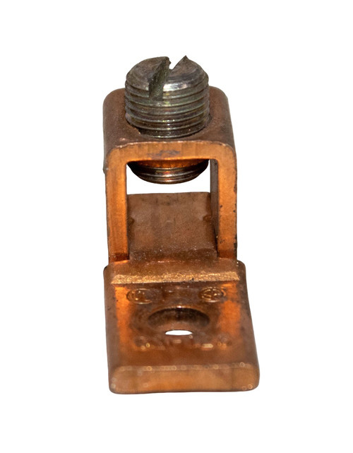 Panduit CX-125 Copper Mechanical Lug – Single-Barrel, 1/4” Stud Hole, #4 AWG to 1/0 AWG