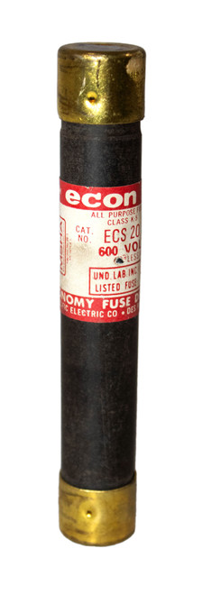 Econ ECS20 Fuse 20A 600V 200kA Time Delay k5