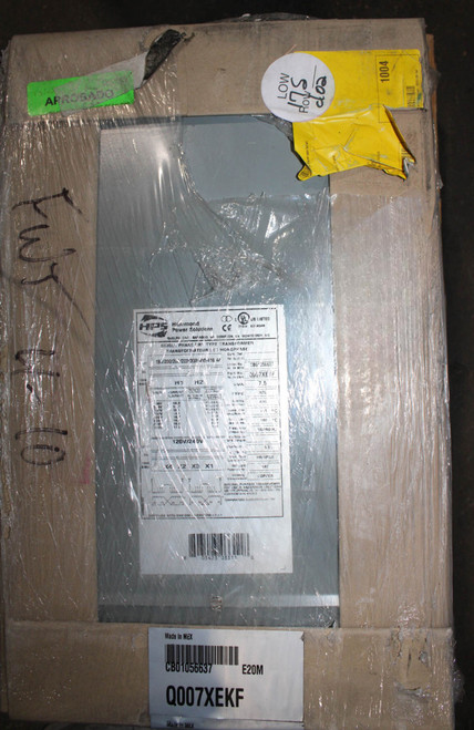 Hammond HPS Titan Q007XEKF Transformer | 7.5kVA | 208/415V Primary | 120/240V Secondary | 1PH | NEMA 3R