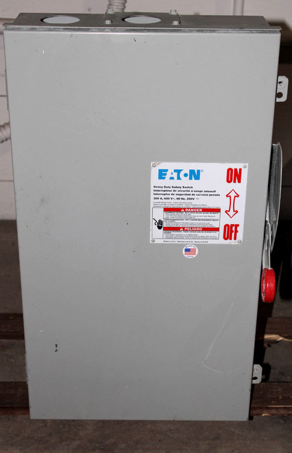 Eaton DH364FRK Fusible Disconnect | 200A | 600V | 3-Pole | NEMA 3R | Heavy Duty Safety Switch