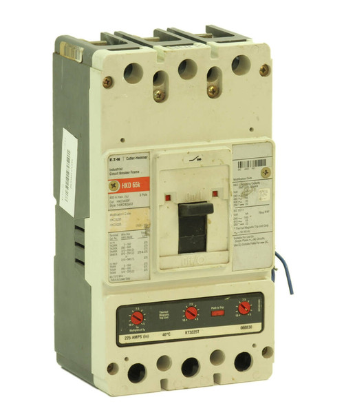 EATON HKD 3400F 400A 3P 600V Breaker w/ KT3225T Trip EATON HKD 3400F 400A 3P 600V Breaker w/ KT3225T Trip
