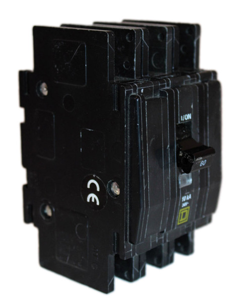 Square D QOU360 Miniature Circuit Breaker – 60A, 3-Pole, 240V AC, QOU Series, Thermal Magnetic, UL 489 Square D QOU360 Miniature Circuit Breaker – 60A, 3-Pole, 240V AC, QOU Series, Thermal Magnetic, UL 489
