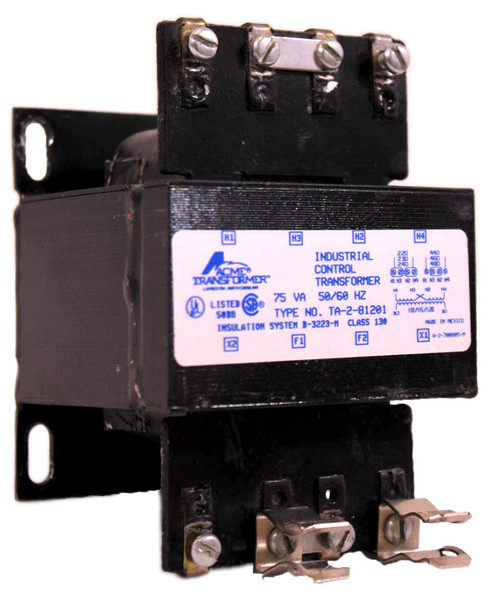 ACME TA-2-81201 Industrial Control Transformer 75V 50/60 Hz