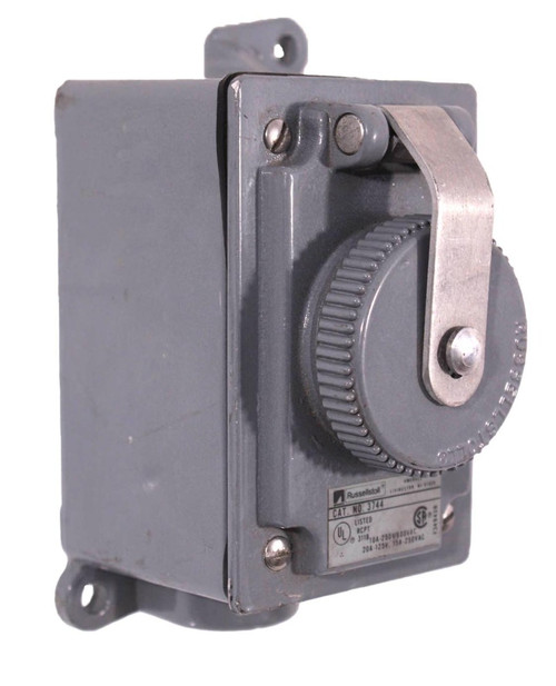 Russellstoll F3493B 4 Pin Receptacle 10A 250V/600VAC 20A 125V 15A 250VAC