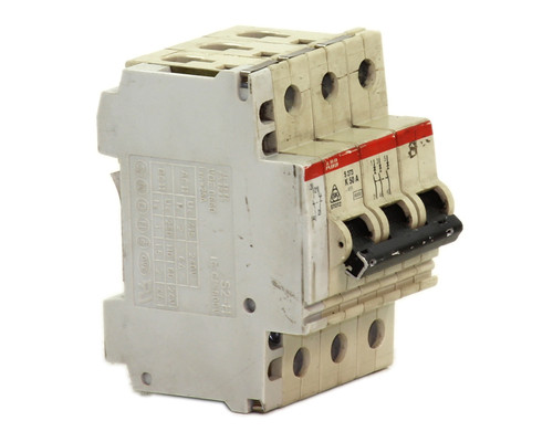 ABB S-273-K50A Breaker 50A 240V 3P with VDE 0660