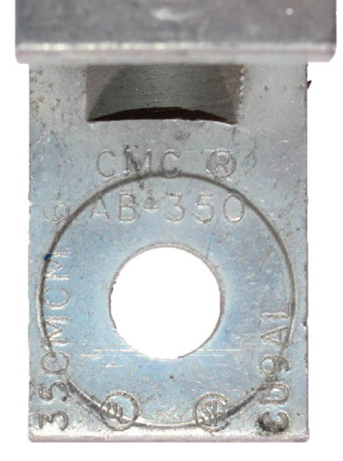 CMC AB-350 Mechanical Lug 350MCM-6 Single Barrel 1-Hole