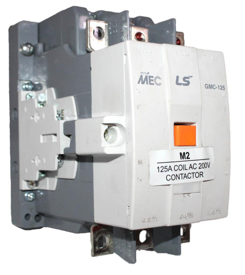 LS Industries (LG) GMC-125 Contactor 125A 3P w/100-240VAC 100-220VDC Coil