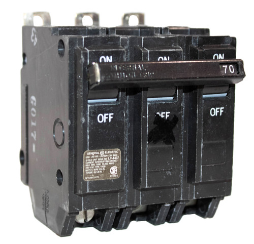 General Electric THQB32070 Breaker 70A 240V 3P 10KA