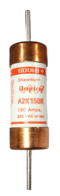 Gould Shamut A2K150R Amp-trap Current Limiting Fuse 150A 250V Class RK1