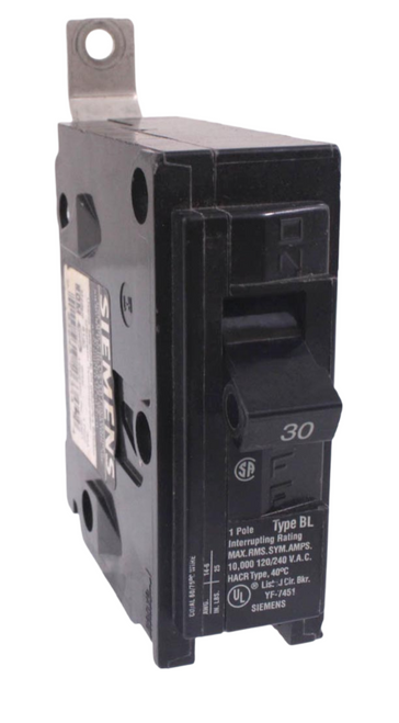 Siemens B130 Breaker - 30A 120/240V 1P 10kA Bolt-On