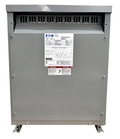 Eaton V48M28T15EE Transformer | 15kVA | 480V Primary | 208Y/120V Secondary | 3-Phase | 150°C Rise | Aluminum Coil