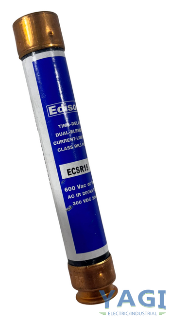 Edison ECSR15 Fuse 15A 600V Time Delay Dual Element Current Limiting Class: RK5