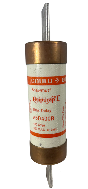 Gould A6D400R Fuse 400A 600V Time Delay Class RK1 Amp Trap II Ferraz Shawmut Mersen