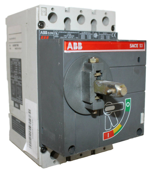 ABB S3N 080TW Breaker - 80A 600V 3P 14kA SACE S3