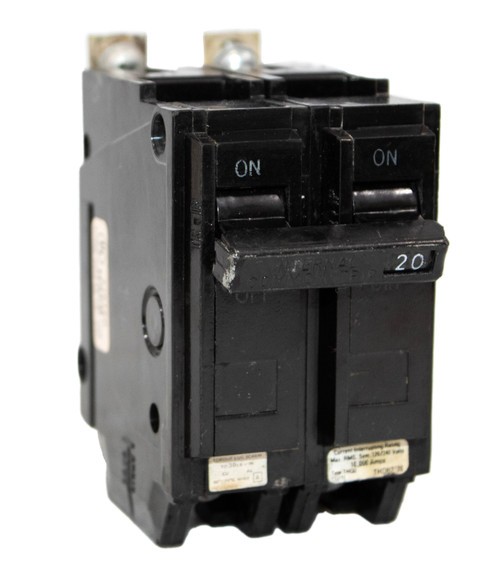 General Electric THQB2120 Breaker - 20A 120/240V 2P 10kA Bolt-On