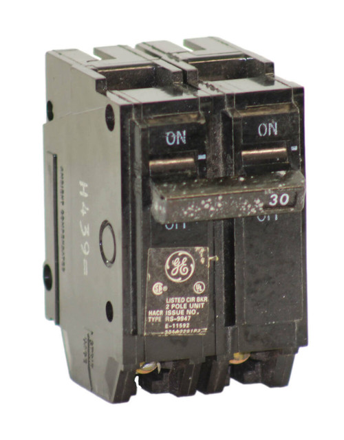 General Electric - THQL2130 Breaker 30A 120/240V 2P 10kA Plug In