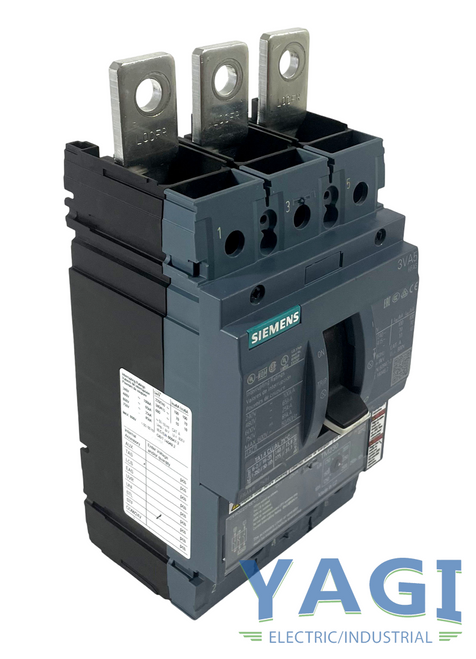 Siemens 3VA5 Breaker with 3VA5225-6EC31-0AA0 Trip Unit 250A 600V 3P 25kA