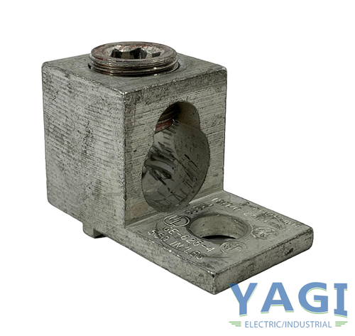 General Electric GE-625-4 Aluminum Terminal Lug 2-600 kcmil (2) 1/0-250 kcmil CU9AL General Electric GE-625-4 Aluminum Terminal Lug 2-600 kcmil (2) 1/0-250 kcmil CU9AL