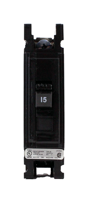 Eaton QCP1015 Quicklag Miniature Circuit Breaker | 15A | 1-Pole | 120/240V AC | 10kA | QCP